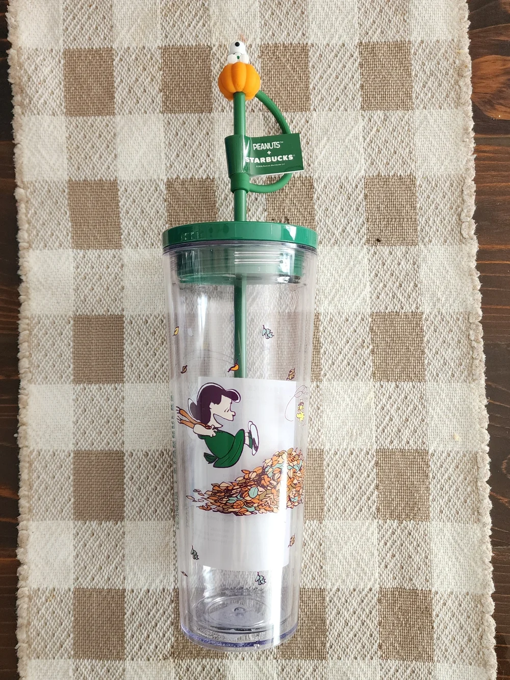 Peanuts x Starbucks Clear Autumn Cold Cup – BNWT